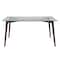 Flash Furniture Rectangle Walnut Table, Glass Top, 35.25"X59", 35.25" W, 59" L, 29.25" H, Glass, Clear SK-TC-5049-W-GG - alternate 5